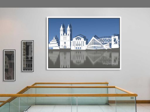 Magdeburg Kunstdruck Magdeburg