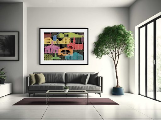 Saarbrücken Kunstdruck Saarbrücken