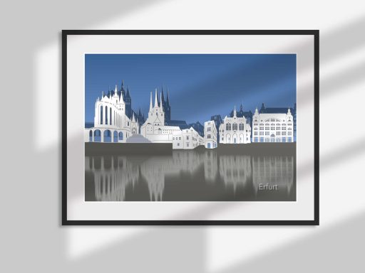 Erfurt Kunstdruck Erfurt